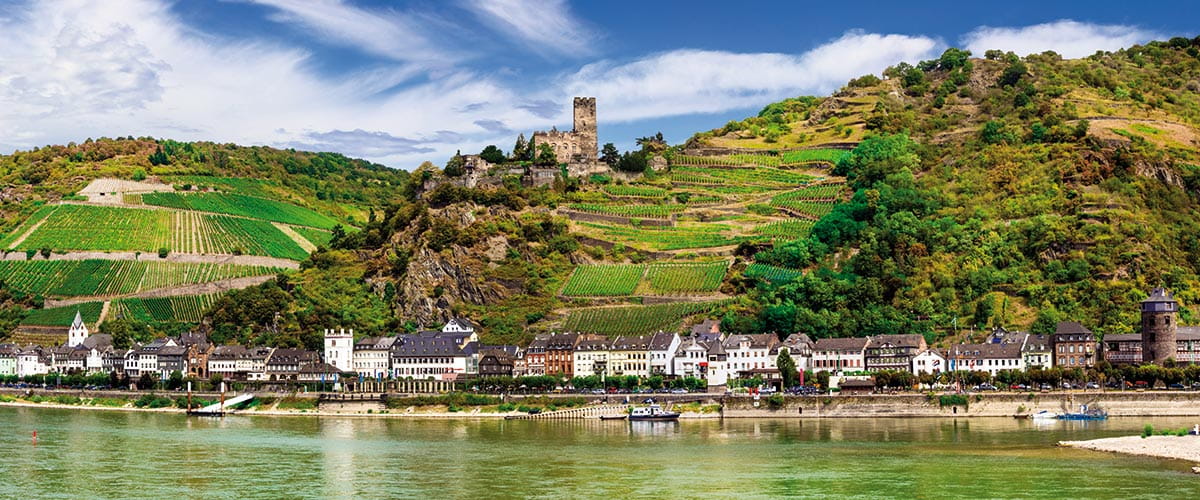 Scenery of the Rhine Valley, Germany